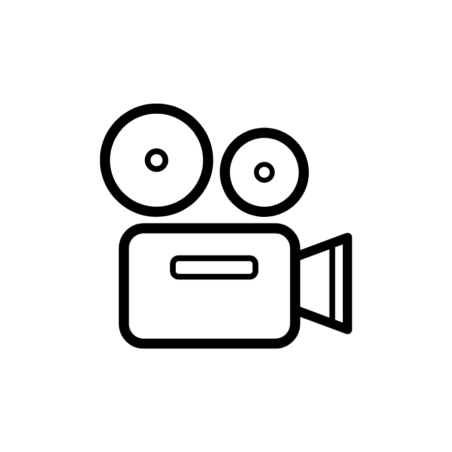 Icons for Online Resource Streaming Video